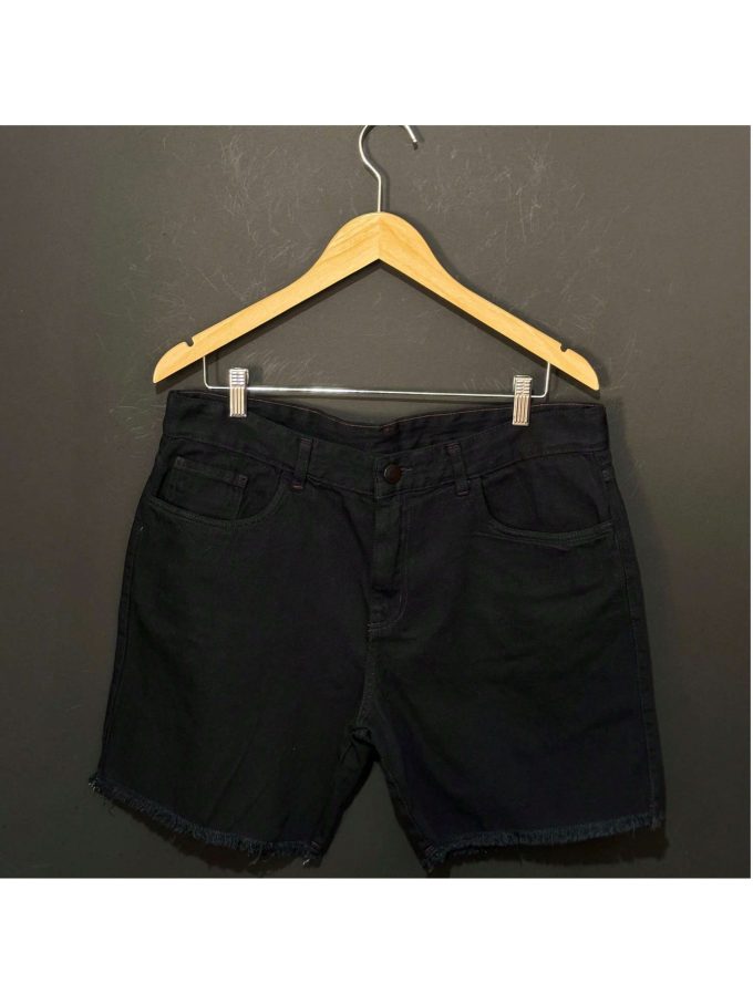 Bermuda Jeans Jogador Masculina Full Black — foto 4