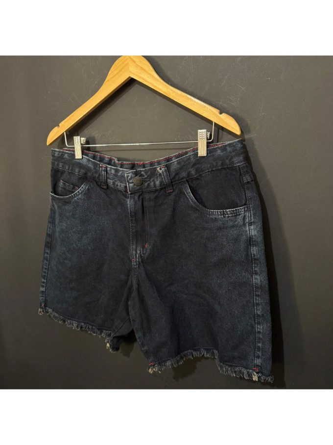 Bermuda Jeans Jogador Masculina Black Low Sky — foto 5