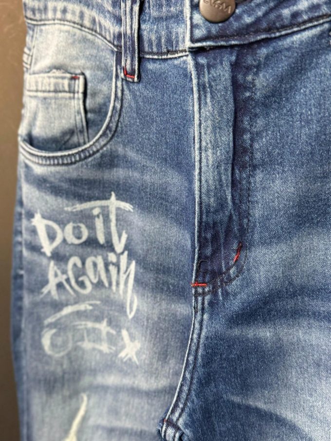 Calça Jeans Masculina Super Skinny Do It Blue — foto 6