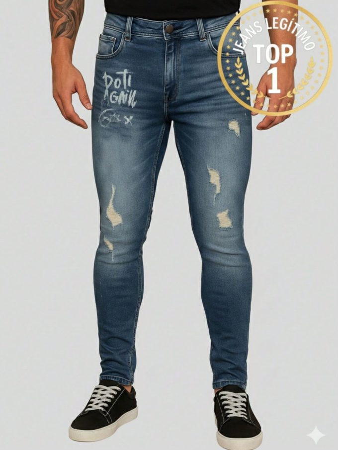 Calça Jeans Masculina Super Skinny Do It Blue