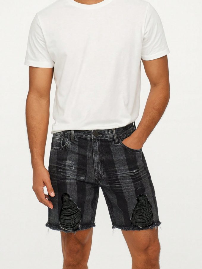 Bermuda Jeans Jogador Masculina Black List