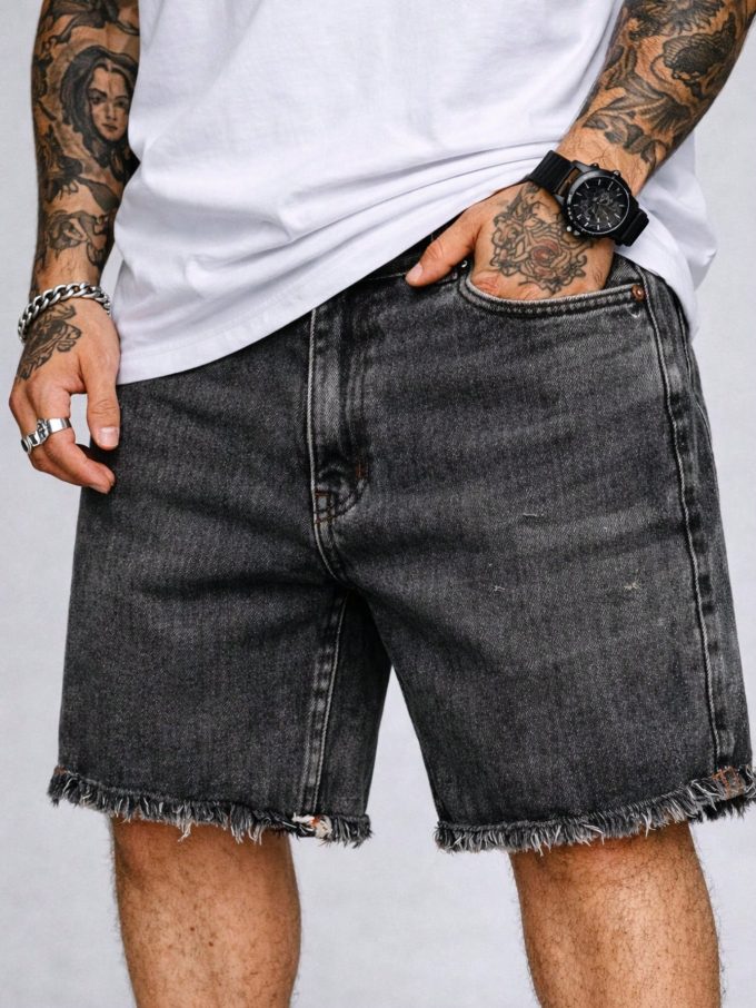 Bermuda Jeans Jogador Masculina GraySky