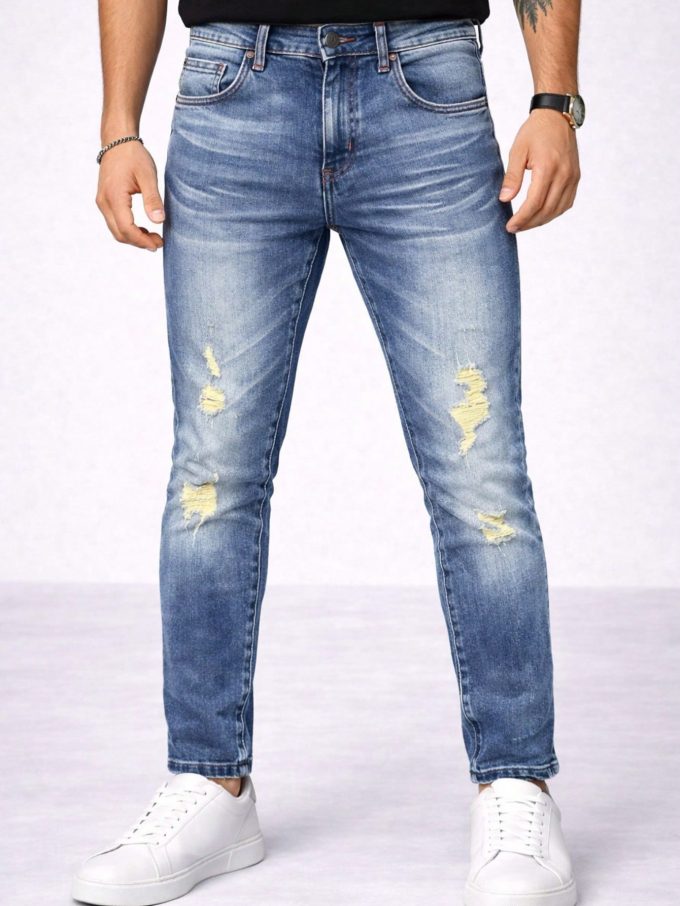 Calça Jeans Masculina Super Skinny Pure