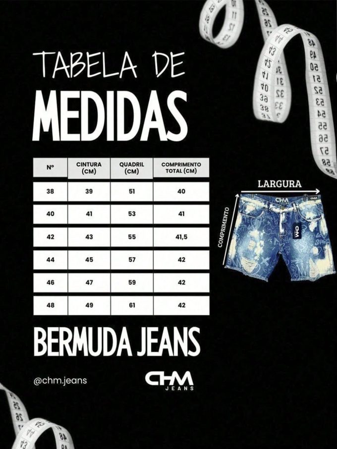 Bermuda Jeans Jogador Masculina Barra Fechada – Azul Escuro Bigode — foto 4