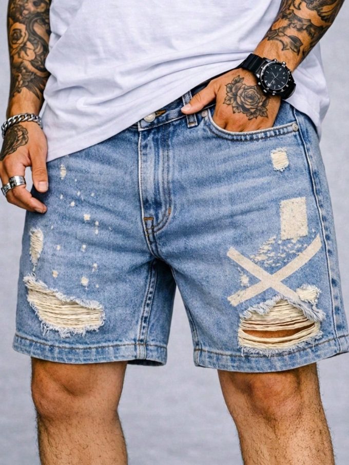 Bermuda Jeans Jogador Masculina Barra Fechada Urban X